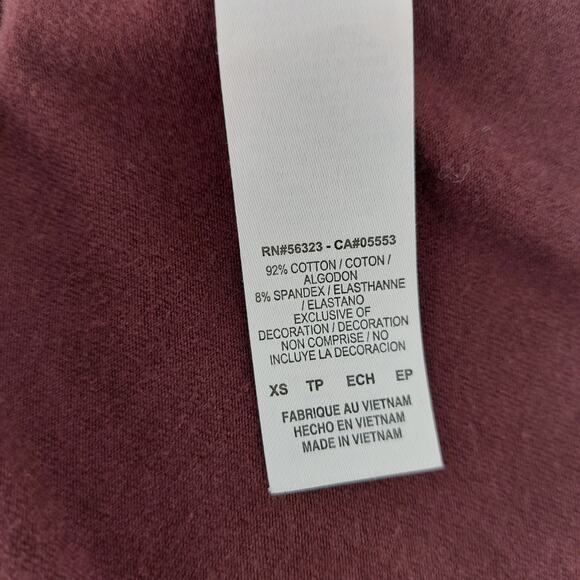 Nike Athletic Leggings Size XS Burgundy Red Gold Print Sport - Picture 11 of 14